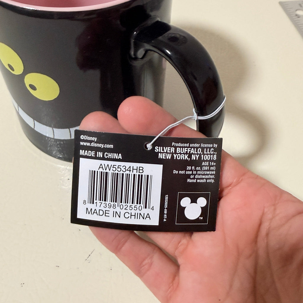 Silver Buffalo Disney Cheshire Cat Heat Reveal Mug, 20 oz